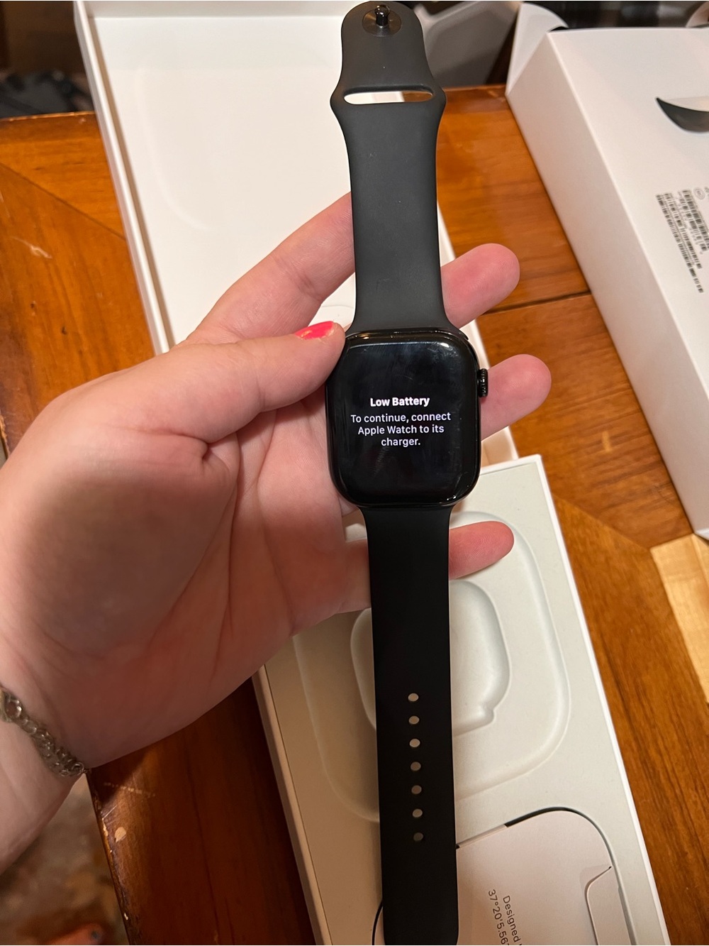 Apple Watch Series 10 46mm with Black Sport Band and Black Case - Picture 2 of 12